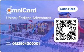 Omni membership card - front view with branding